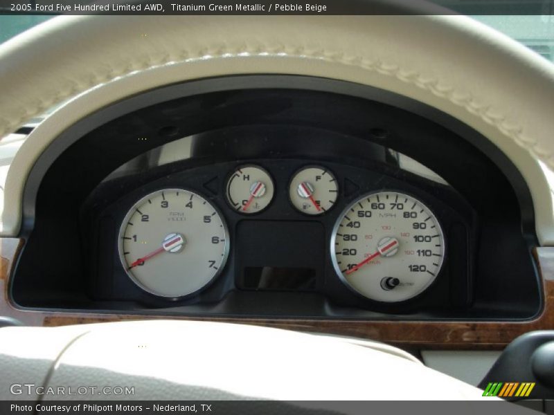 Titanium Green Metallic / Pebble Beige 2005 Ford Five Hundred Limited AWD
