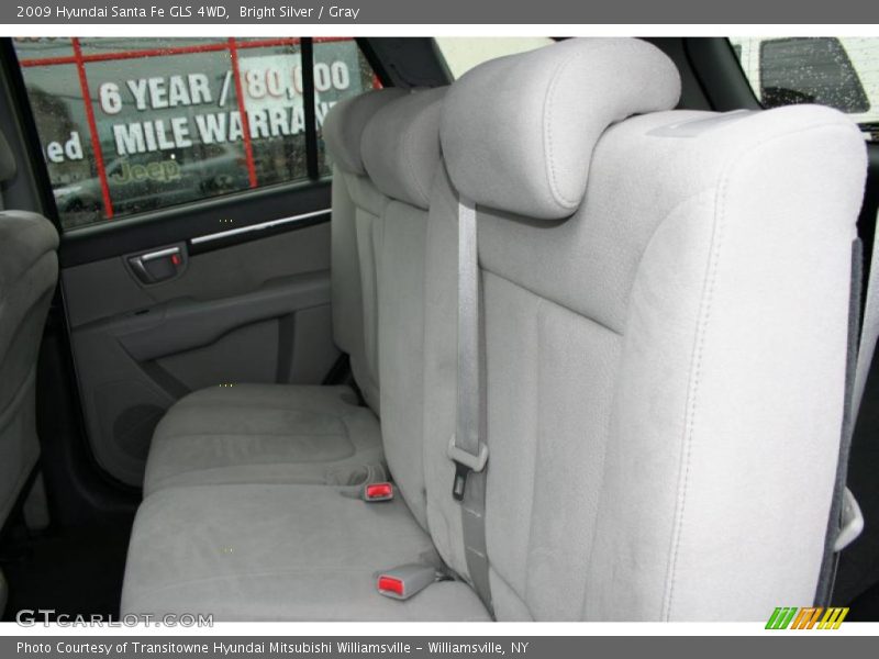 Bright Silver / Gray 2009 Hyundai Santa Fe GLS 4WD