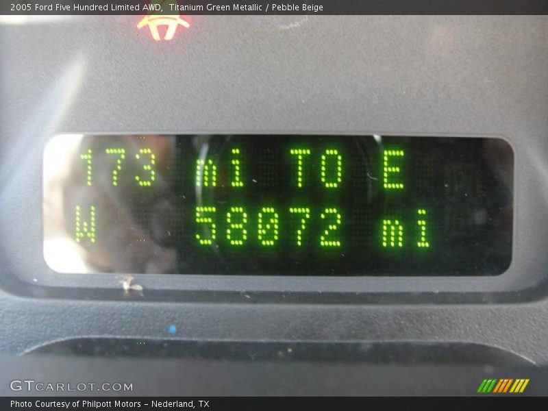 Titanium Green Metallic / Pebble Beige 2005 Ford Five Hundred Limited AWD