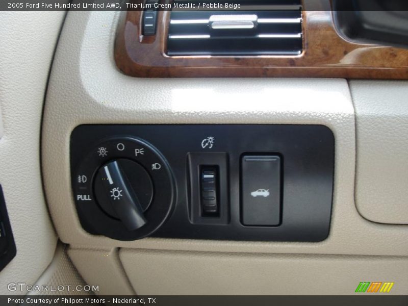 Titanium Green Metallic / Pebble Beige 2005 Ford Five Hundred Limited AWD
