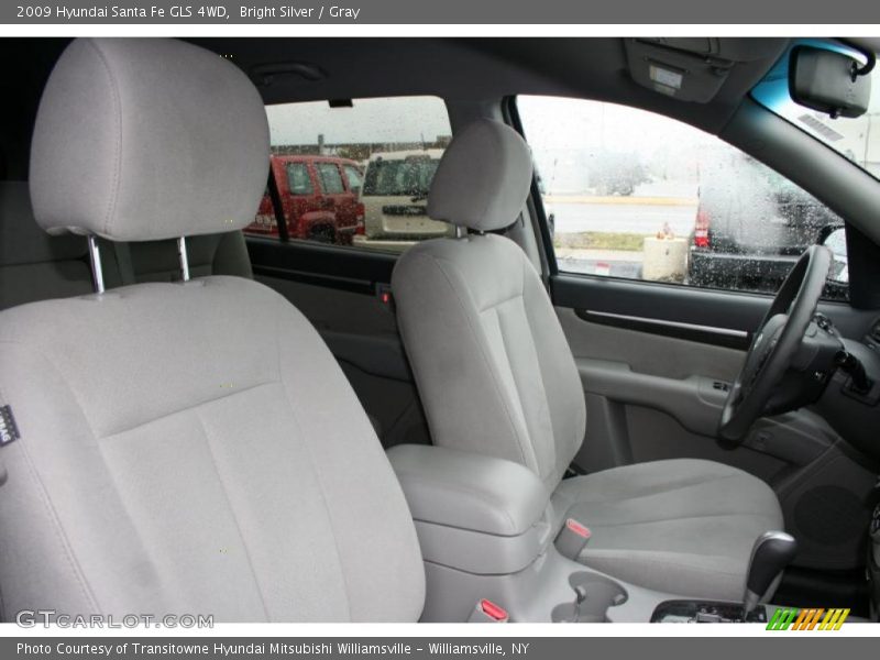 Bright Silver / Gray 2009 Hyundai Santa Fe GLS 4WD