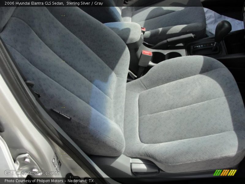 Sterling Silver / Gray 2006 Hyundai Elantra GLS Sedan