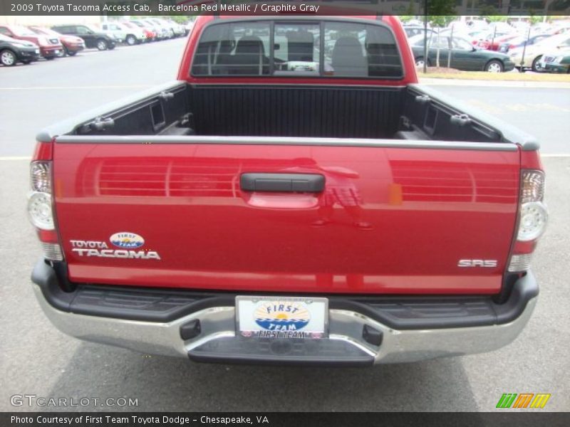 Barcelona Red Metallic / Graphite Gray 2009 Toyota Tacoma Access Cab