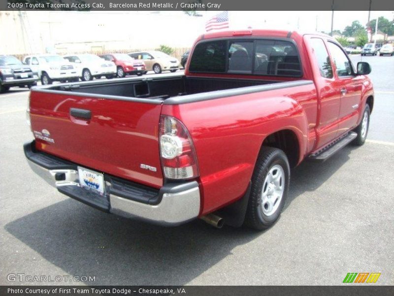 Barcelona Red Metallic / Graphite Gray 2009 Toyota Tacoma Access Cab