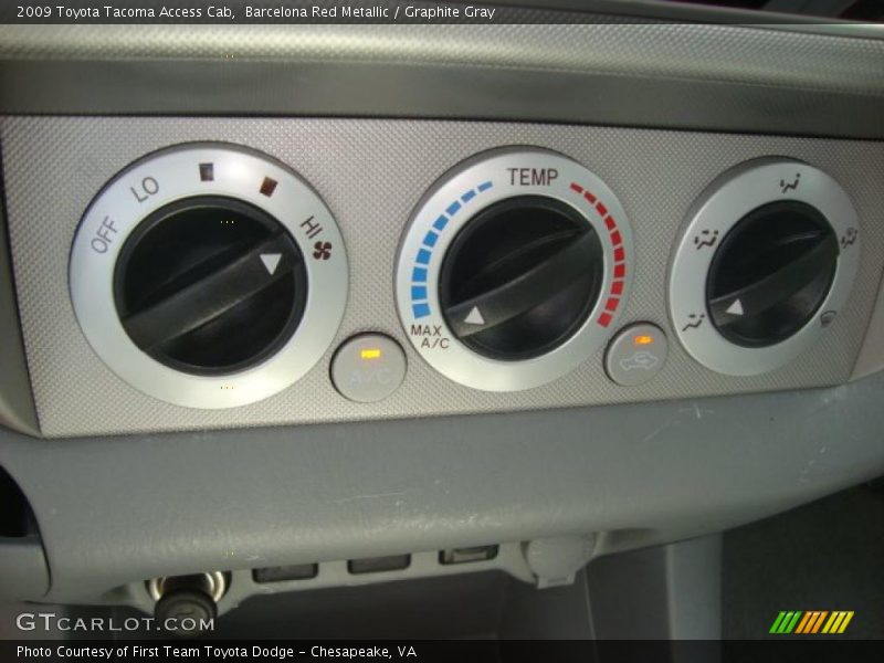 Barcelona Red Metallic / Graphite Gray 2009 Toyota Tacoma Access Cab