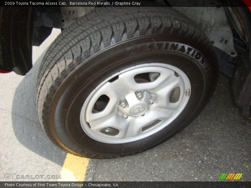 Barcelona Red Metallic / Graphite Gray 2009 Toyota Tacoma Access Cab