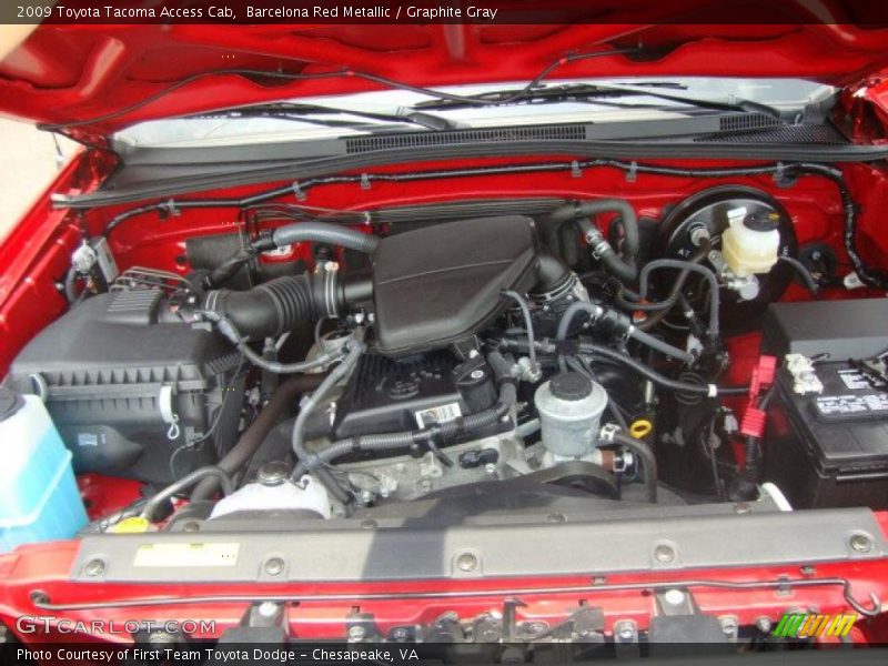 Barcelona Red Metallic / Graphite Gray 2009 Toyota Tacoma Access Cab