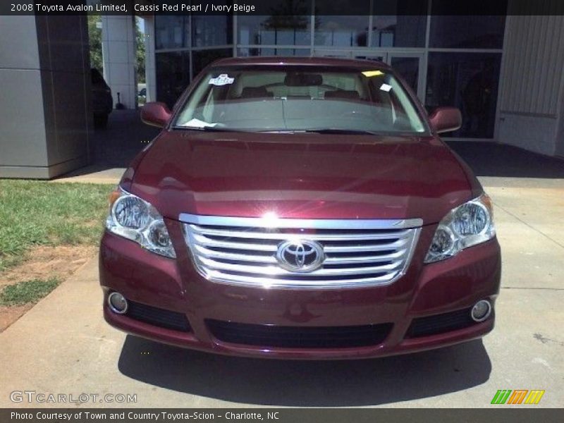Cassis Red Pearl / Ivory Beige 2008 Toyota Avalon Limited