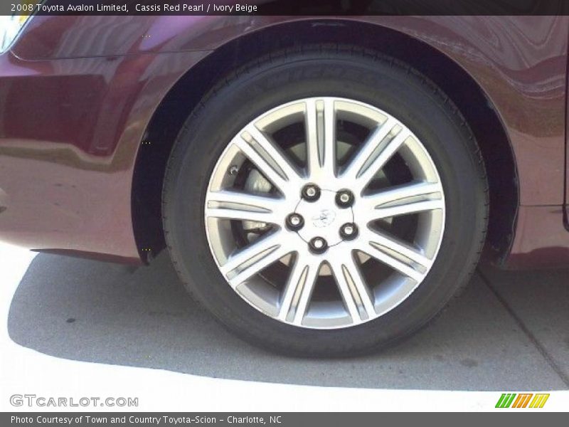 Cassis Red Pearl / Ivory Beige 2008 Toyota Avalon Limited