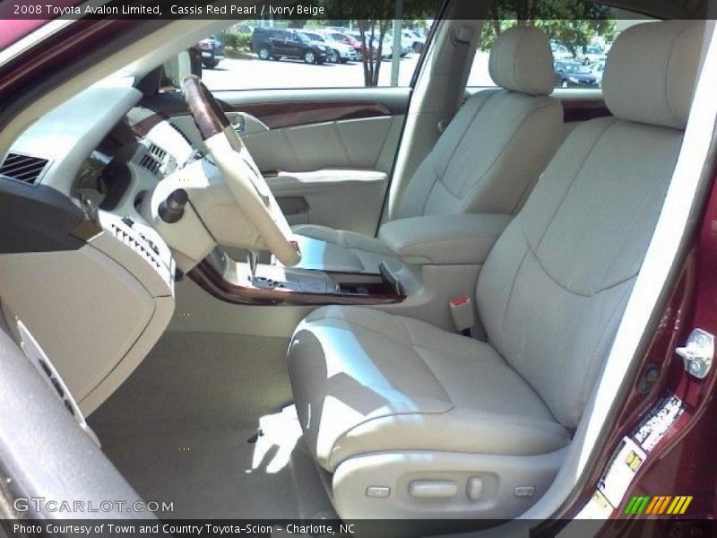 Cassis Red Pearl / Ivory Beige 2008 Toyota Avalon Limited