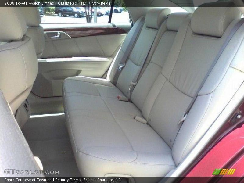 Cassis Red Pearl / Ivory Beige 2008 Toyota Avalon Limited