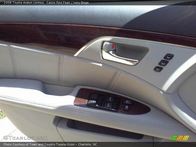 Cassis Red Pearl / Ivory Beige 2008 Toyota Avalon Limited