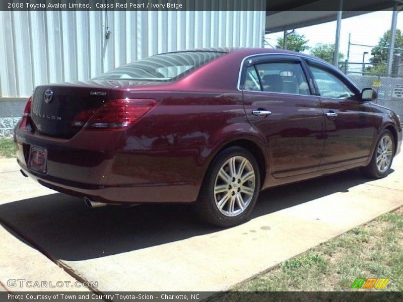 Cassis Red Pearl / Ivory Beige 2008 Toyota Avalon Limited