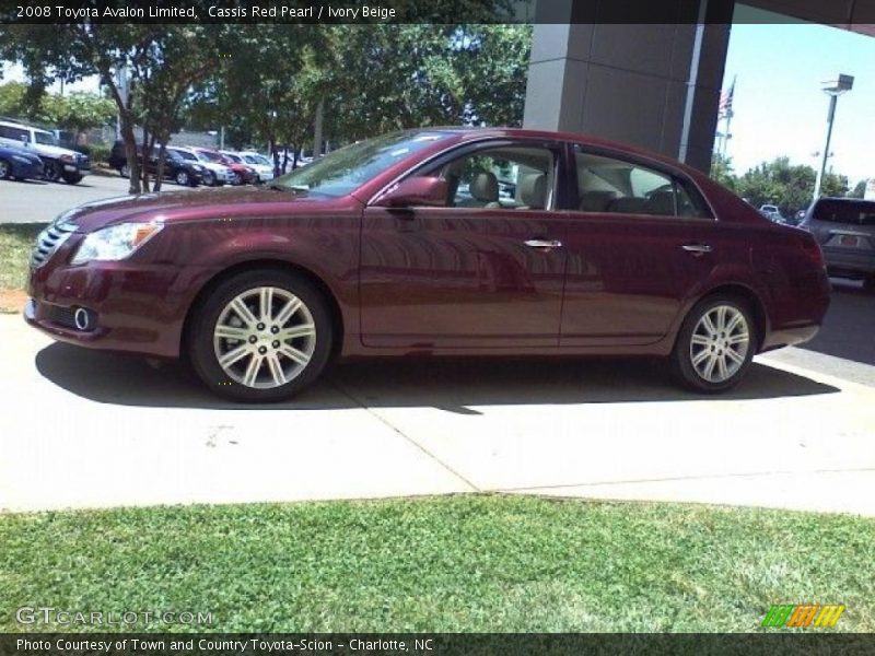 Cassis Red Pearl / Ivory Beige 2008 Toyota Avalon Limited