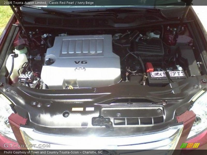 Cassis Red Pearl / Ivory Beige 2008 Toyota Avalon Limited