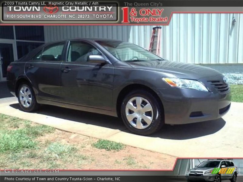 Magnetic Gray Metallic / Ash 2009 Toyota Camry LE