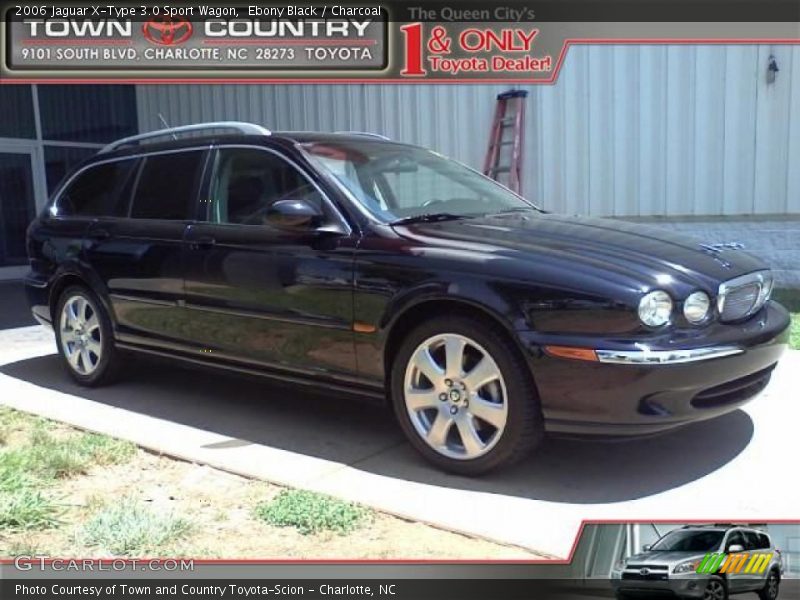 Ebony Black / Charcoal 2006 Jaguar X-Type 3.0 Sport Wagon