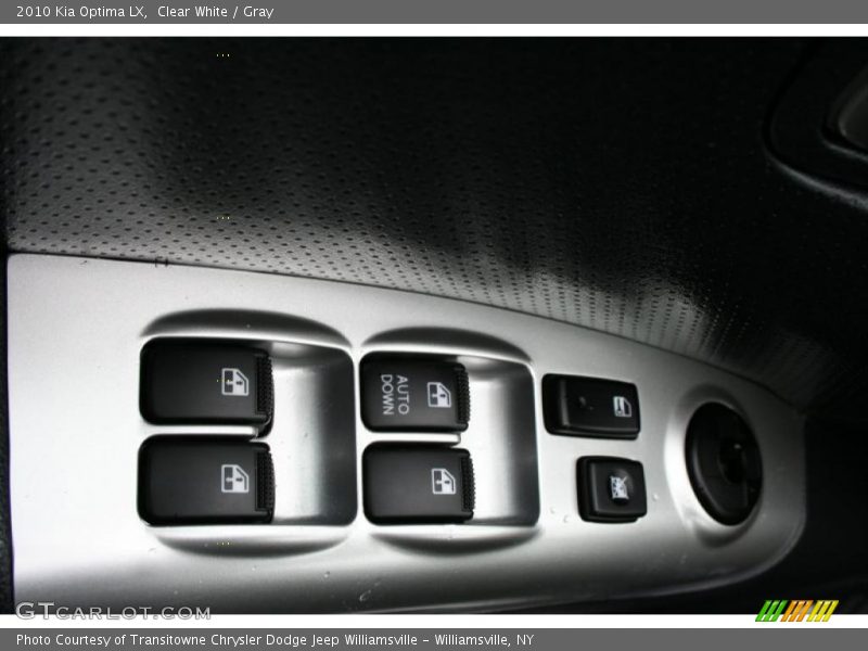 Clear White / Gray 2010 Kia Optima LX