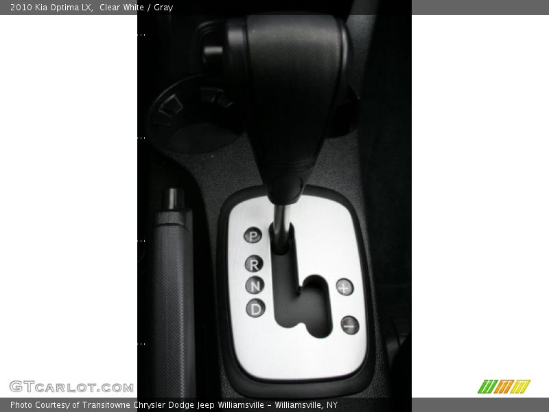 Clear White / Gray 2010 Kia Optima LX