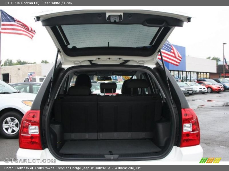 Clear White / Gray 2010 Kia Optima LX