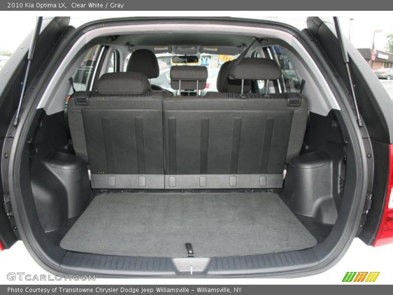 Clear White / Gray 2010 Kia Optima LX