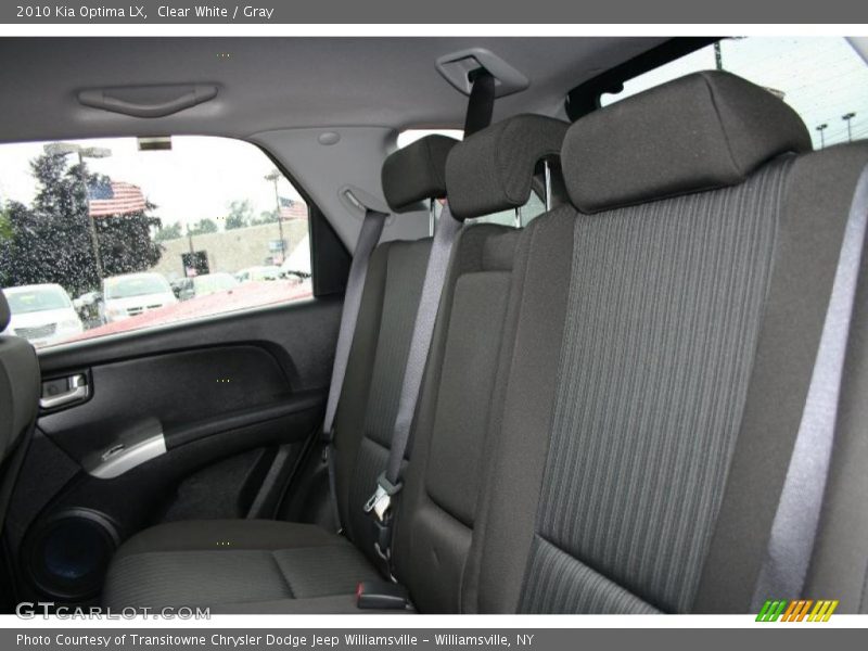Clear White / Gray 2010 Kia Optima LX