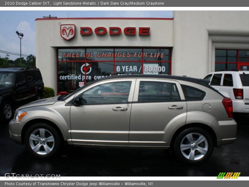 Light Sandstone Metallic / Dark Slate Gray/Medium Graystone 2010 Dodge Caliber SXT