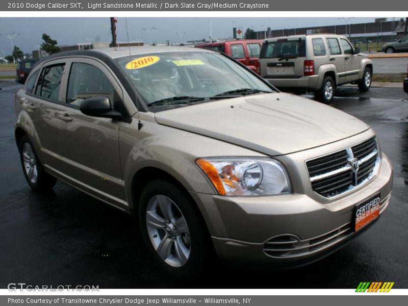 Light Sandstone Metallic / Dark Slate Gray/Medium Graystone 2010 Dodge Caliber SXT
