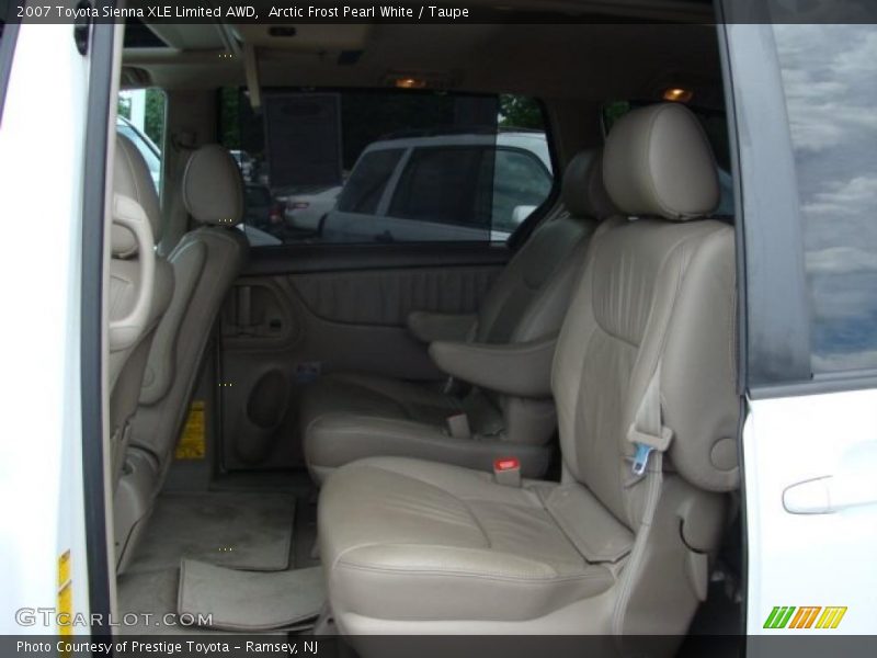 Arctic Frost Pearl White / Taupe 2007 Toyota Sienna XLE Limited AWD