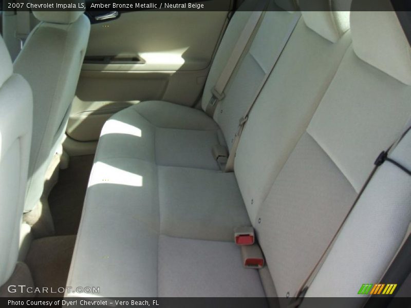 Amber Bronze Metallic / Neutral Beige 2007 Chevrolet Impala LS