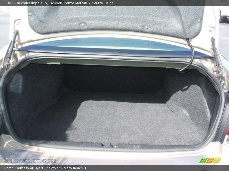 Amber Bronze Metallic / Neutral Beige 2007 Chevrolet Impala LS