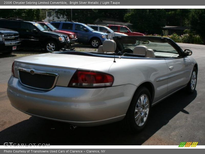 Bright Silver Metallic / Light Taupe 2006 Chrysler Sebring Limited Convertible