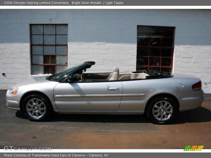 Bright Silver Metallic / Light Taupe 2006 Chrysler Sebring Limited Convertible