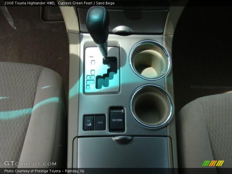 Cypress Green Pearl / Sand Beige 2008 Toyota Highlander 4WD
