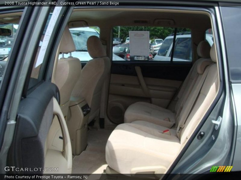 Cypress Green Pearl / Sand Beige 2008 Toyota Highlander 4WD