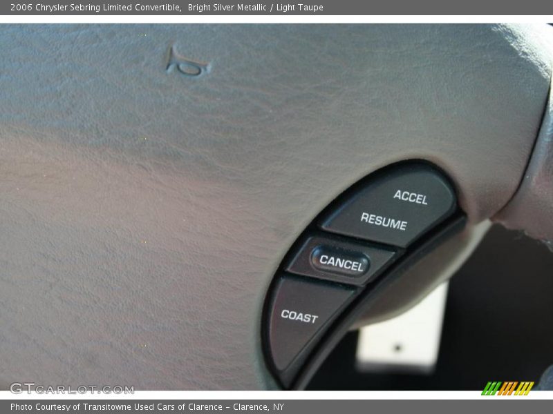 Bright Silver Metallic / Light Taupe 2006 Chrysler Sebring Limited Convertible