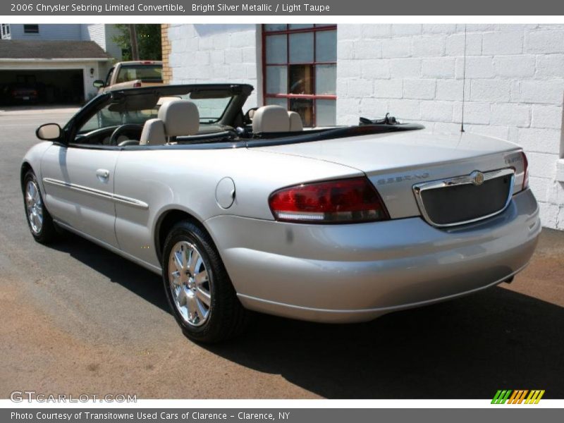 Bright Silver Metallic / Light Taupe 2006 Chrysler Sebring Limited Convertible