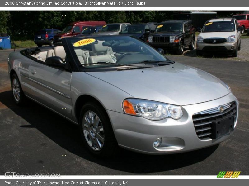 Bright Silver Metallic / Light Taupe 2006 Chrysler Sebring Limited Convertible