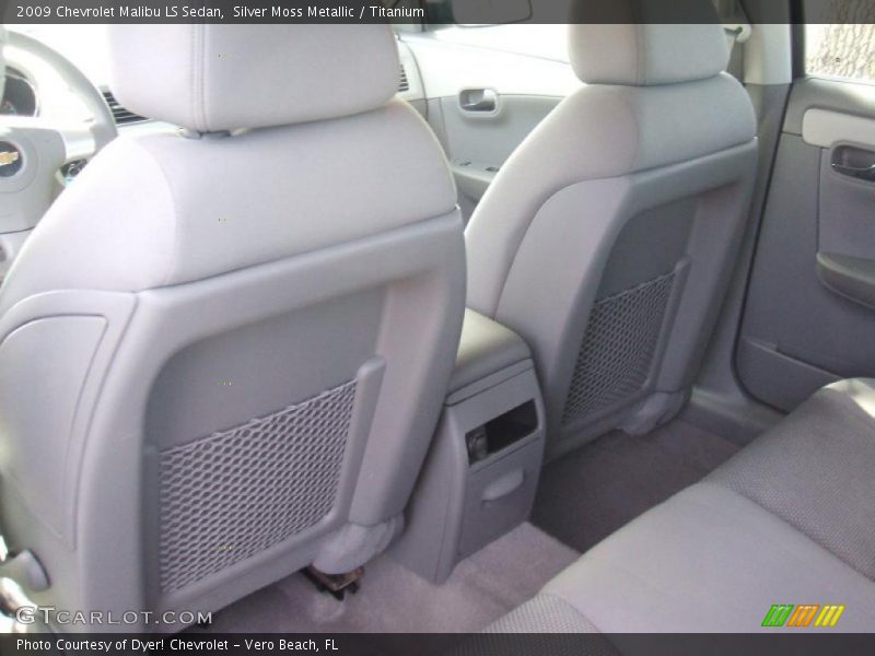 Silver Moss Metallic / Titanium 2009 Chevrolet Malibu LS Sedan