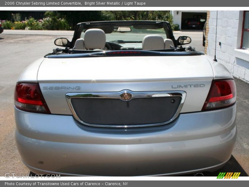 Bright Silver Metallic / Light Taupe 2006 Chrysler Sebring Limited Convertible
