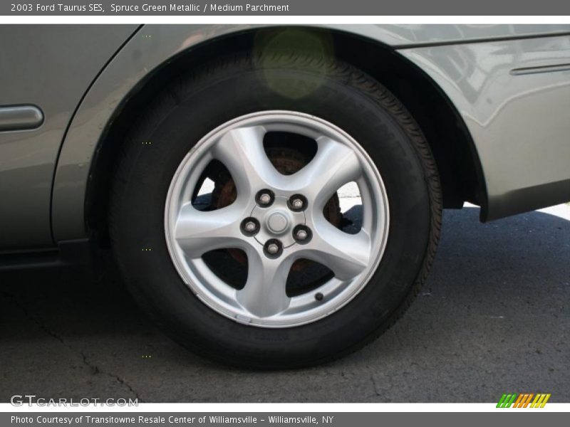 Spruce Green Metallic / Medium Parchment 2003 Ford Taurus SES