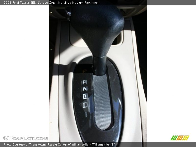 Spruce Green Metallic / Medium Parchment 2003 Ford Taurus SES