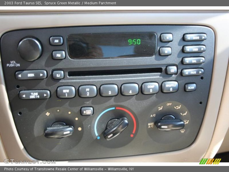 Spruce Green Metallic / Medium Parchment 2003 Ford Taurus SES