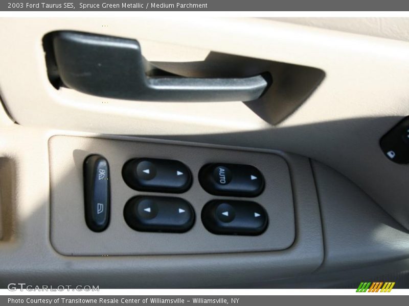 Spruce Green Metallic / Medium Parchment 2003 Ford Taurus SES