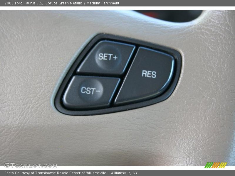 Spruce Green Metallic / Medium Parchment 2003 Ford Taurus SES