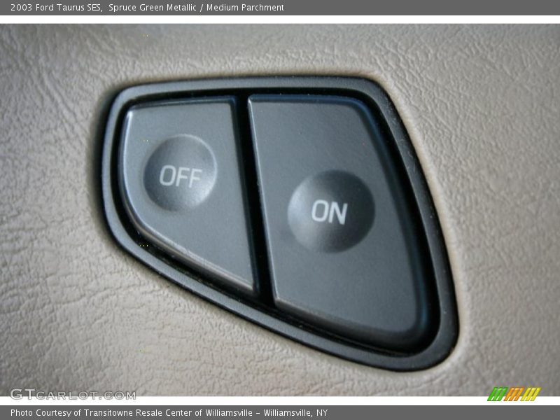 Spruce Green Metallic / Medium Parchment 2003 Ford Taurus SES