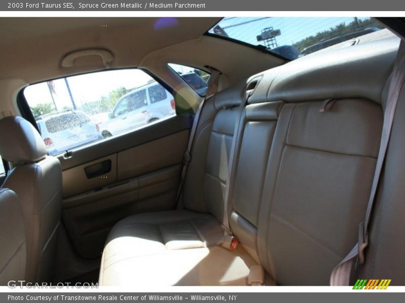 Spruce Green Metallic / Medium Parchment 2003 Ford Taurus SES