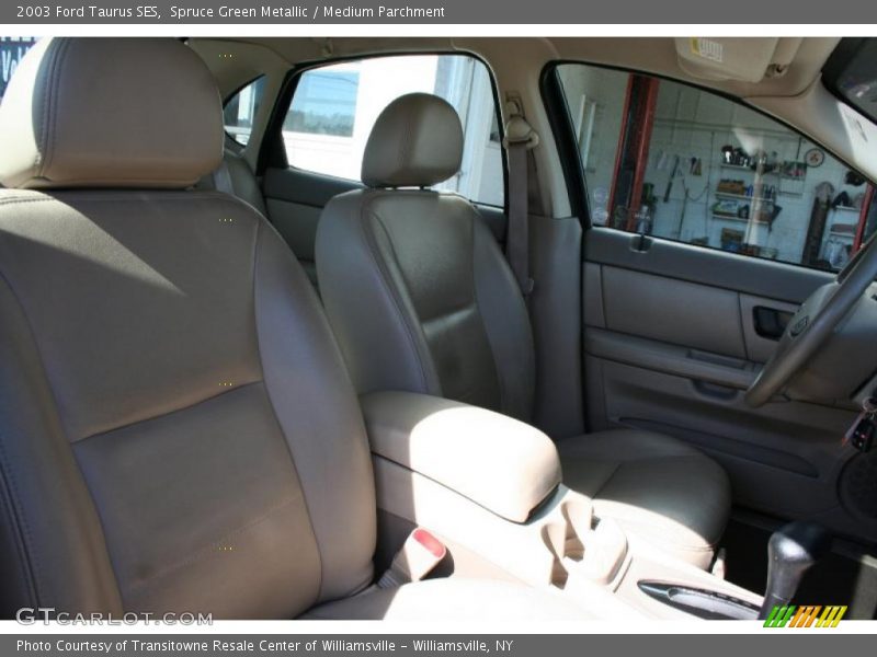Spruce Green Metallic / Medium Parchment 2003 Ford Taurus SES