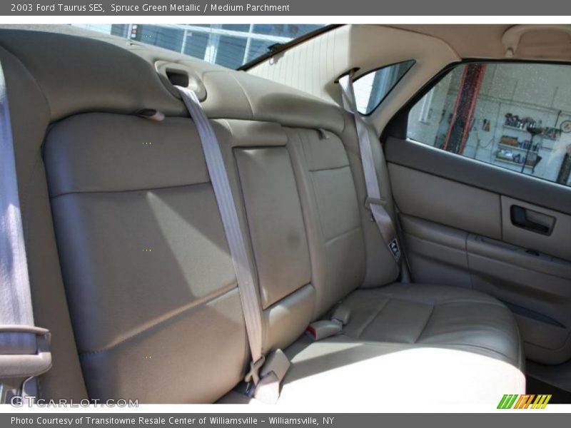 Spruce Green Metallic / Medium Parchment 2003 Ford Taurus SES