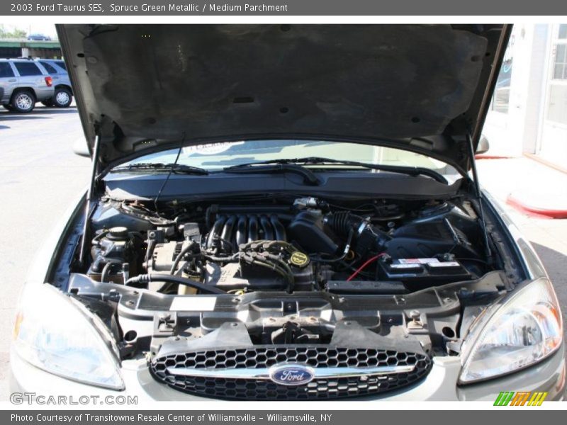 Spruce Green Metallic / Medium Parchment 2003 Ford Taurus SES
